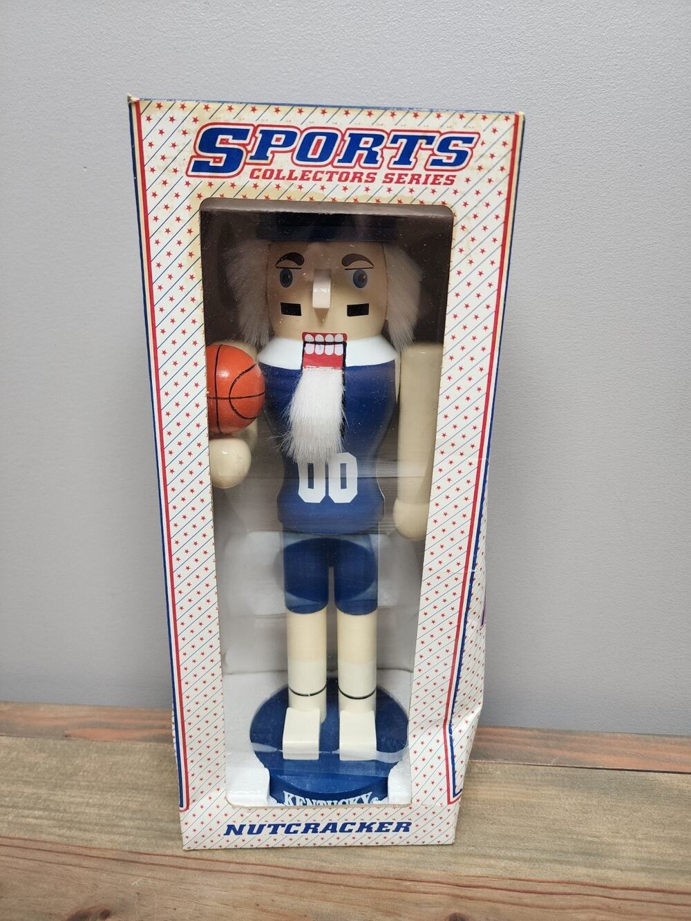 University of Kentucky Wildcats Wooden Soldier Nutcracker Wood 12"